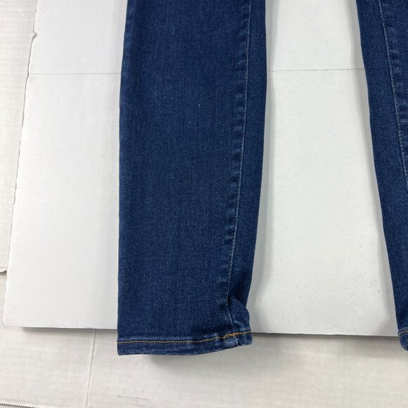 Good American Jean Women 26x28* Good Waist Skinny Always Fit Blue Denim Tag 6-12 - Picture 8 of 16